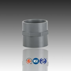 מתאם הברגה נקבה PVC, אביזרי צינור PN10, תקן ISO 1452