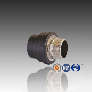 Socket Fusion PE -zeshoekige mannelijke koppeling