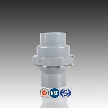 CPVC Swing Check Valve DIN Daidaitaccen Launi Grey