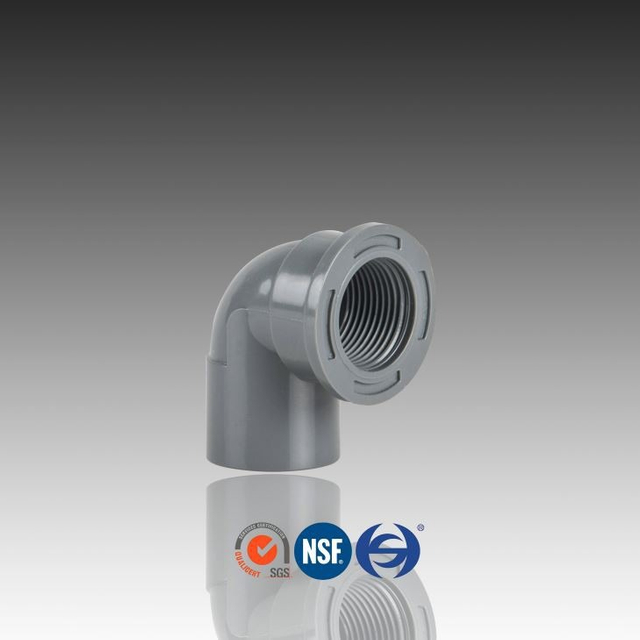 JIS PVC Female gwiwar hannu 90 &deg; TS