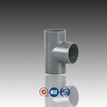 PVC Plastic Pipe Tee Fitting At Dimensyon