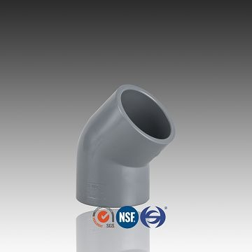SCH 80 CPVC Fitting Pipa Siku 45 Deg untuk Pasokan Air