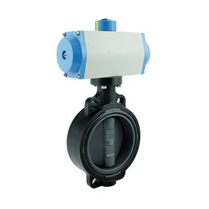 Katup Kupu-Kupu Pneumatik PVC Untuk Industri Kimia
