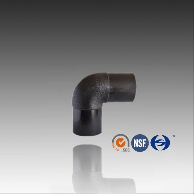 Cotovelo de fus&atilde;o de extremidade PE 90 graus