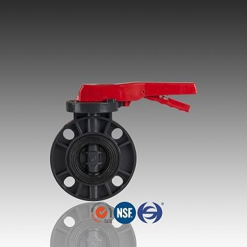PVC Allgemeines Griff Schmetterlingsventil DIN ASTM JIS Standard