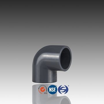 ສີເທົາ SCH 80 PVC 90 ອົງສາສອກ