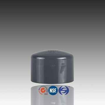 SCH80 PVC przy użyciu zaślepki końcowej do rury