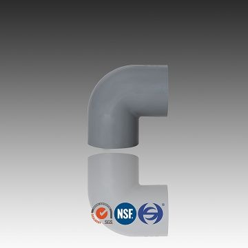 Sch SCH 80 CPVC құбырларының түтегі 90 градус, 4 дюймдік пластик