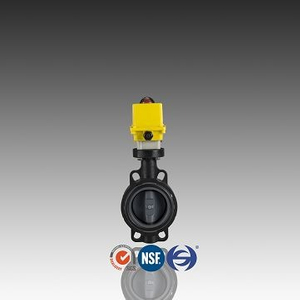 Katup Kupu-kupu Listrik PVC Otomatis