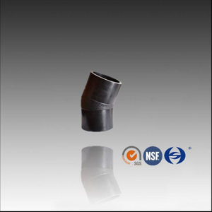 Codo Butt Fusion PE de 22,5 grados