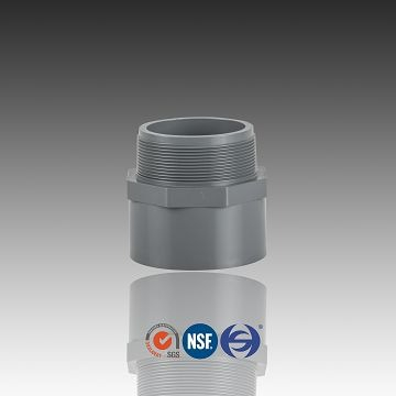 من PVC إلى CPVC وصلة أنابيب ذكر محول ملولب