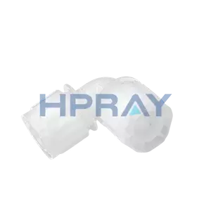 PFA 90-градусний ліктьовий рукав із вставкою для кварцу