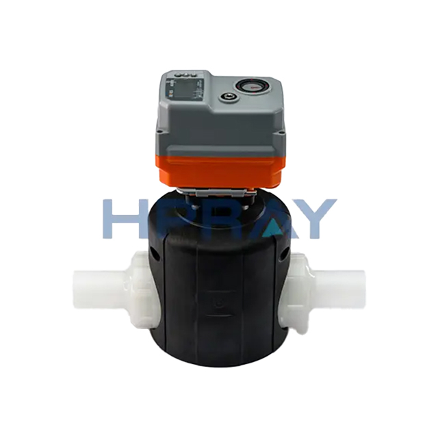 PVDF Butt Fusion True Union Electric Diaphragm Valve