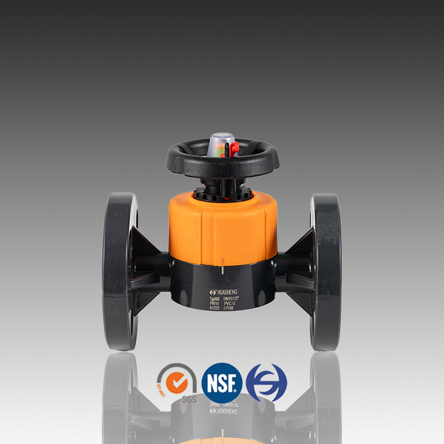 Ang CPVC Flanged Diaphragm Valve ay Maaaring Mag-supply ng EPDM At FPM Material